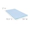Flash Furniture Capri Comfortable Sleep 3 inch Cooling Gel Mattress Topper with CertiPUR-US Certified Memory Foam - Twin MR-M35-3-T-GG - alternate 7